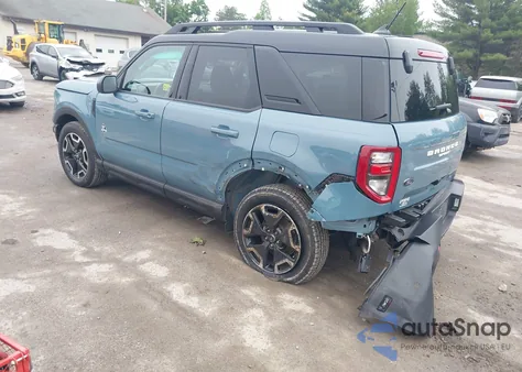 2022 Ford Bronco Sport Outer Banks z USA, uszkodzony, nr VIN 3FMCR9C64NRE29832